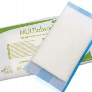 MULTIabsorb S 10cm x 20cm 1 buc Compresă cu absorbție ridicată; celuloză nețesută, sterilă